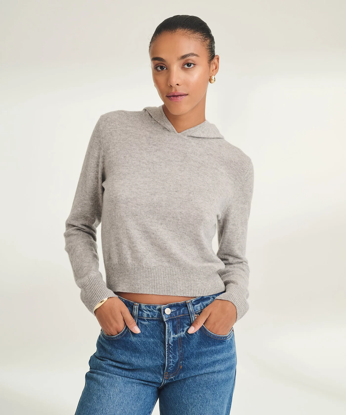 Gap x Cult Gaia + Cropped Logo Sweatshirt