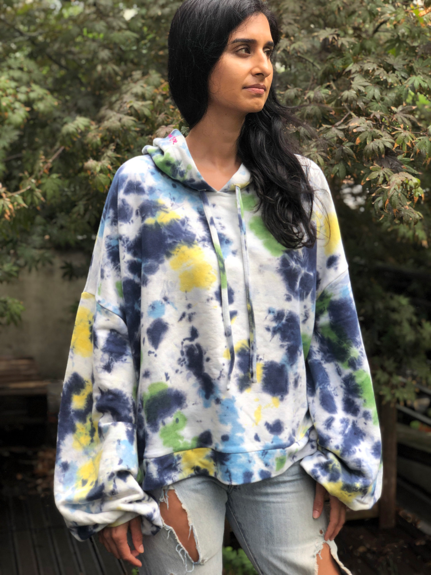 Abacaxi Balloon Sleeve Hoodie