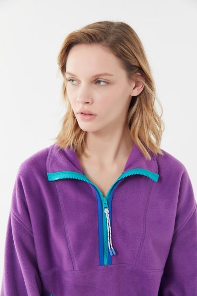 Urban outfitters half zip fleece hotsell