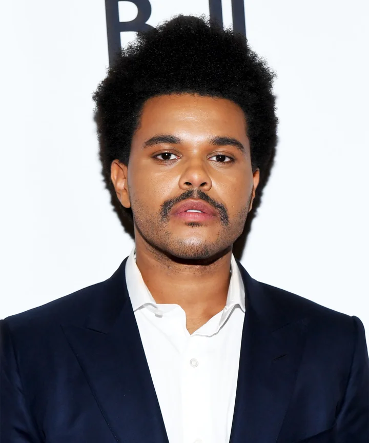 The Weeknd Reveals New Afro Hair And Mustache At Tiff