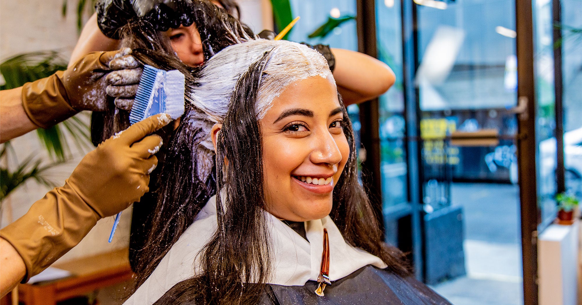 Natural Black Hair To Platinum Blonde Color Video Natural Black Hair To Platinum Blonde Color Video