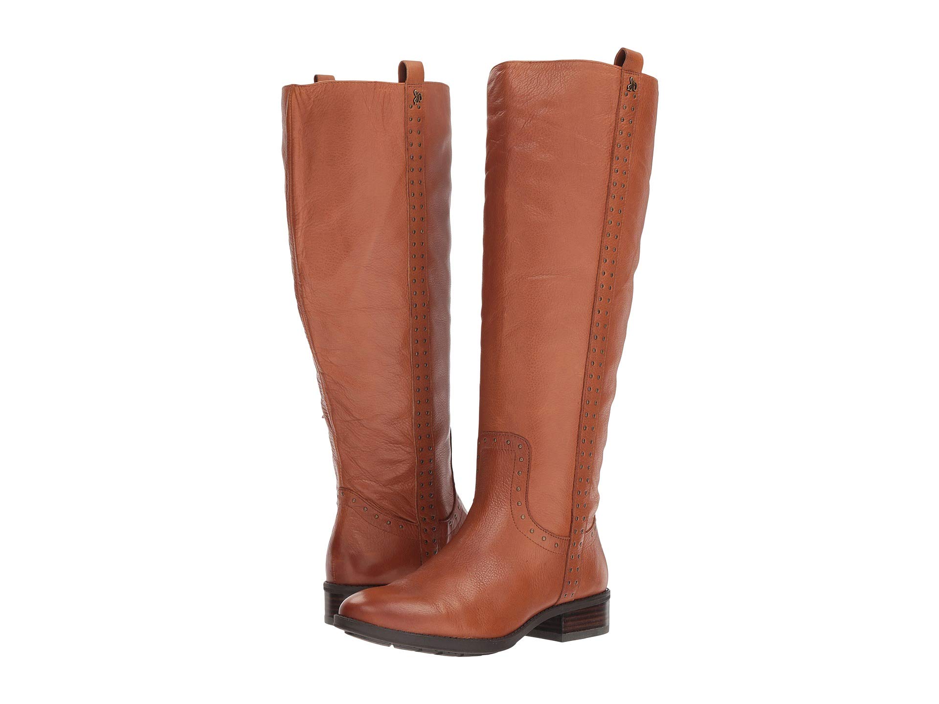 tan over the knee boots wide calf