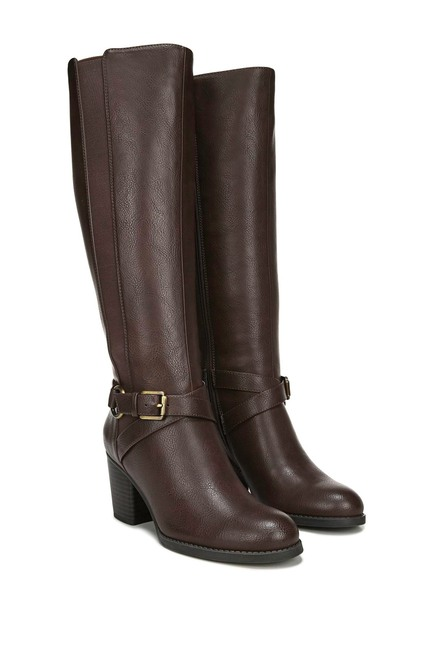 tan over the knee boots wide calf