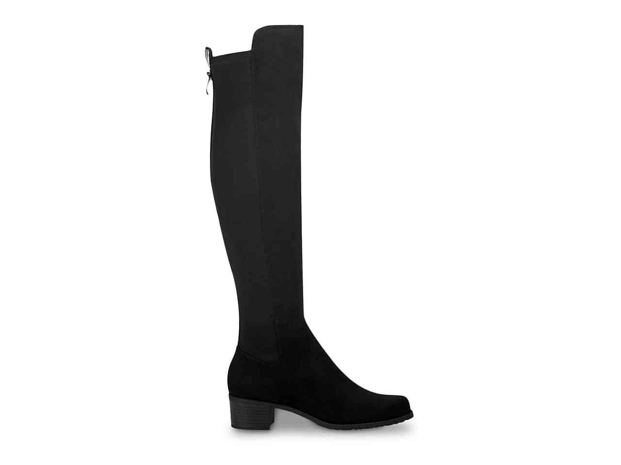black over the knee boots wide calf