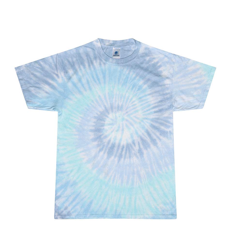 Colortone Tie Dye Crew Neck Fleece Sweatshirt