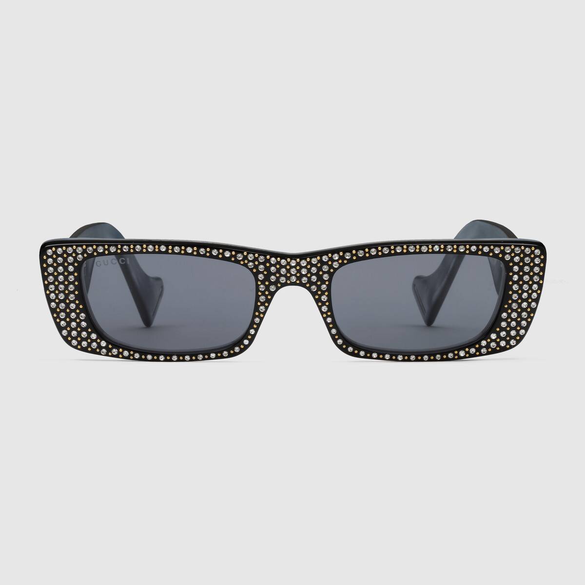 Gucci Rectangular Sunglasses With Crystals