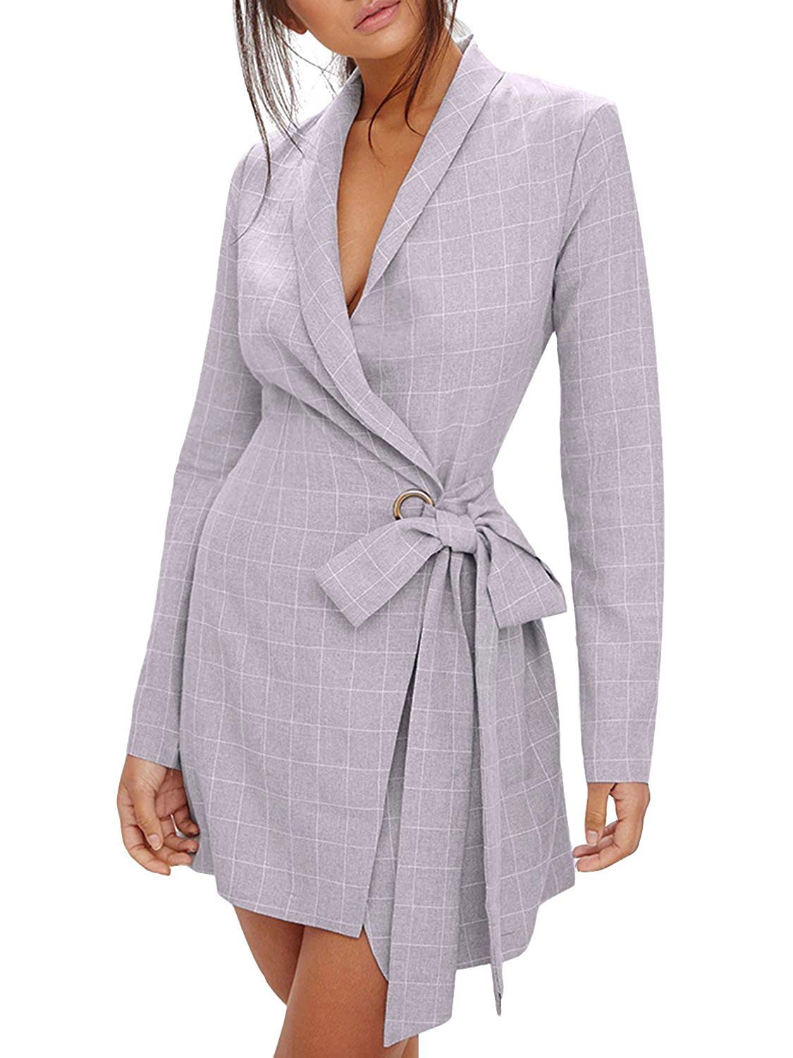 D Jill + Blazer Wrap Dress