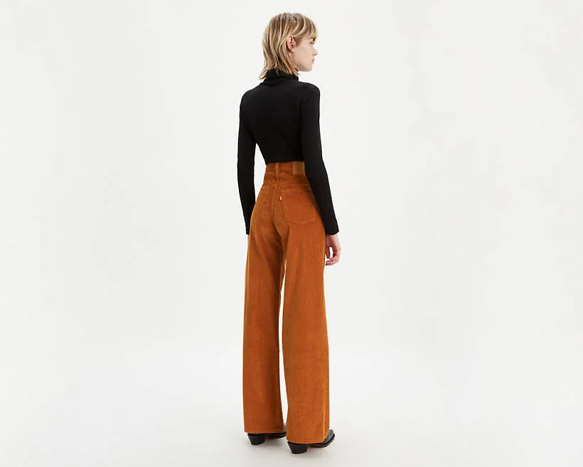 Levi + Ribcage Wide Leg Corduroy Pants