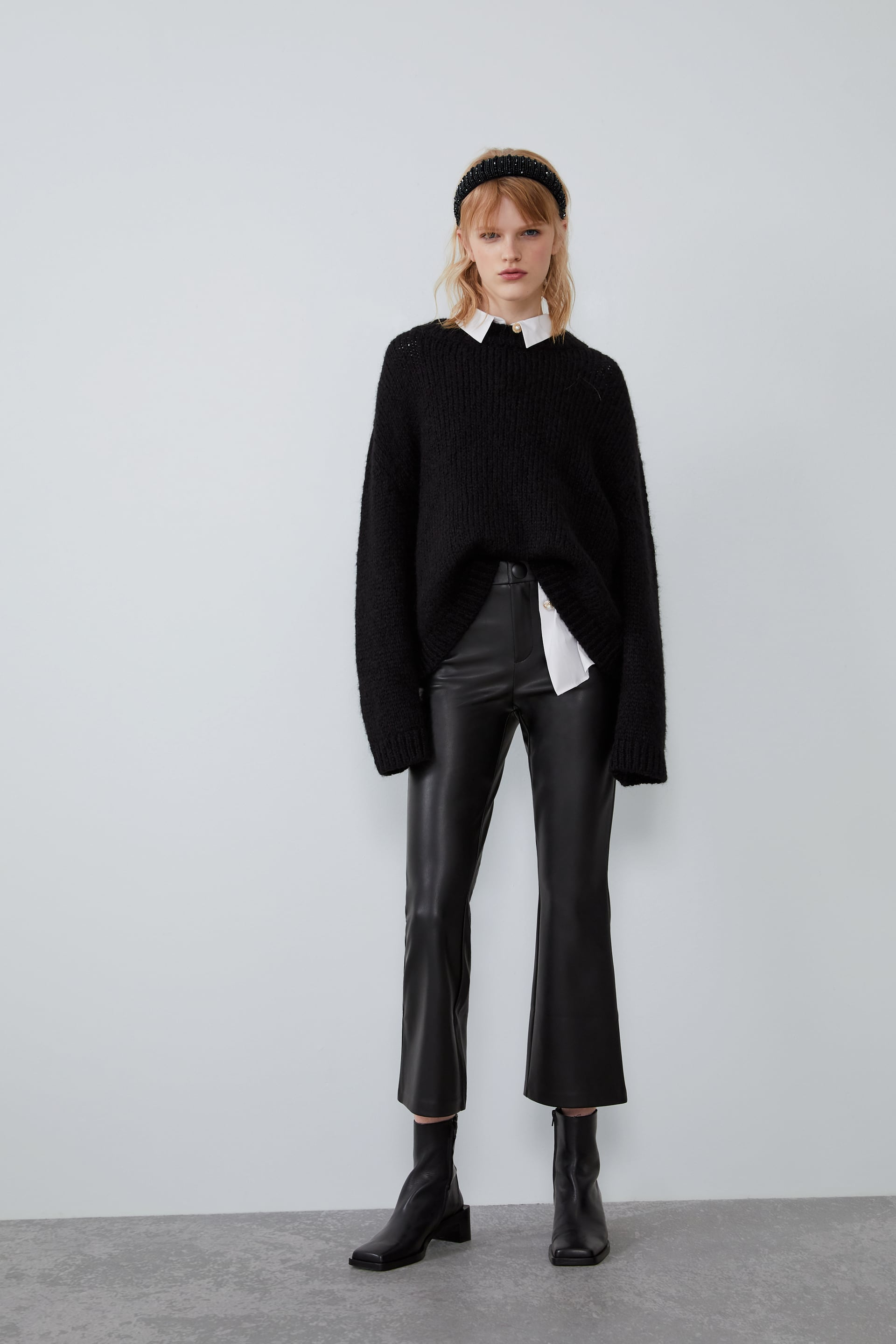 zara flared pants