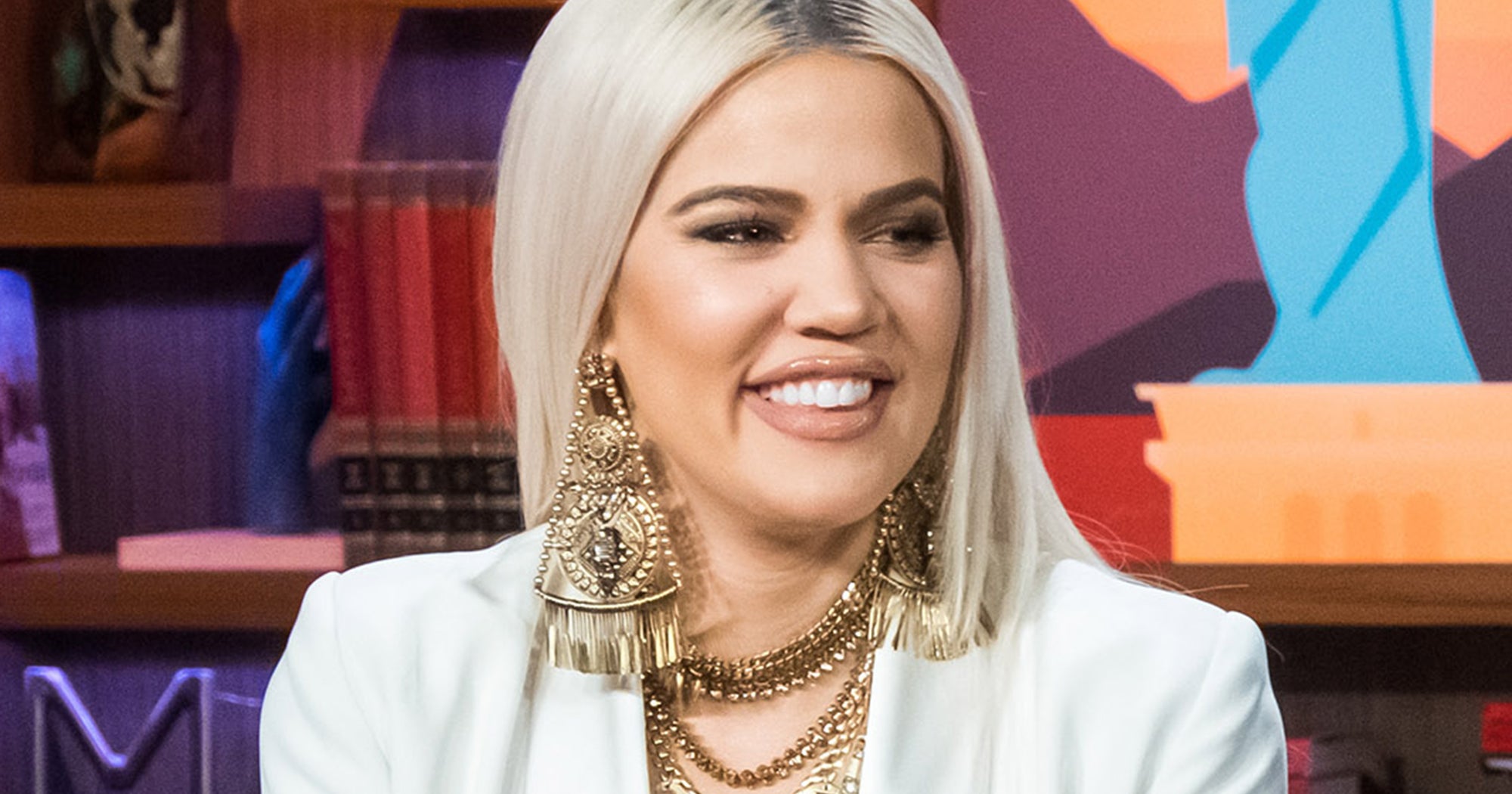 Khloe Kardashian Debuts White Blonde Hair On Instagram