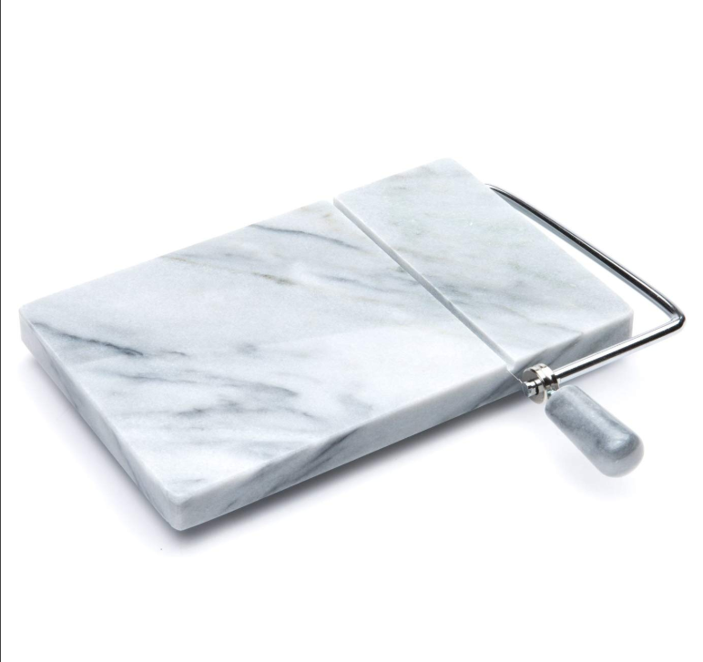 Fox Run + Fox Run Marble Cheese Slicer with 2 Replacement Wires, White