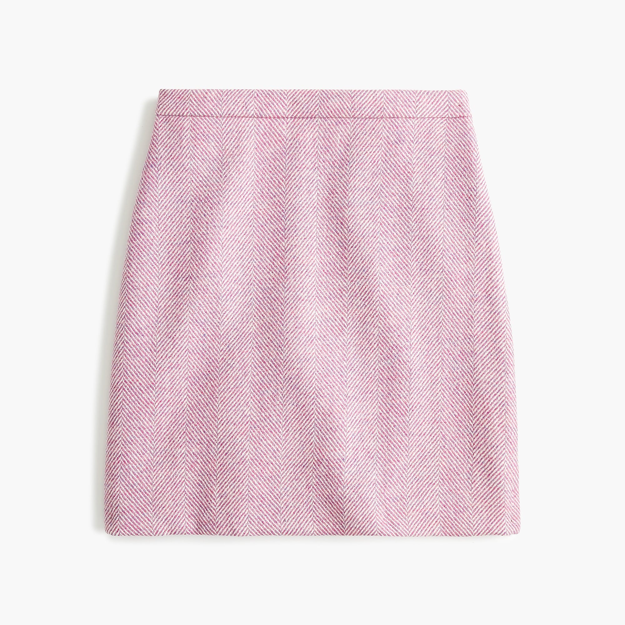J.Crew + Wool mini skirt in herringbone