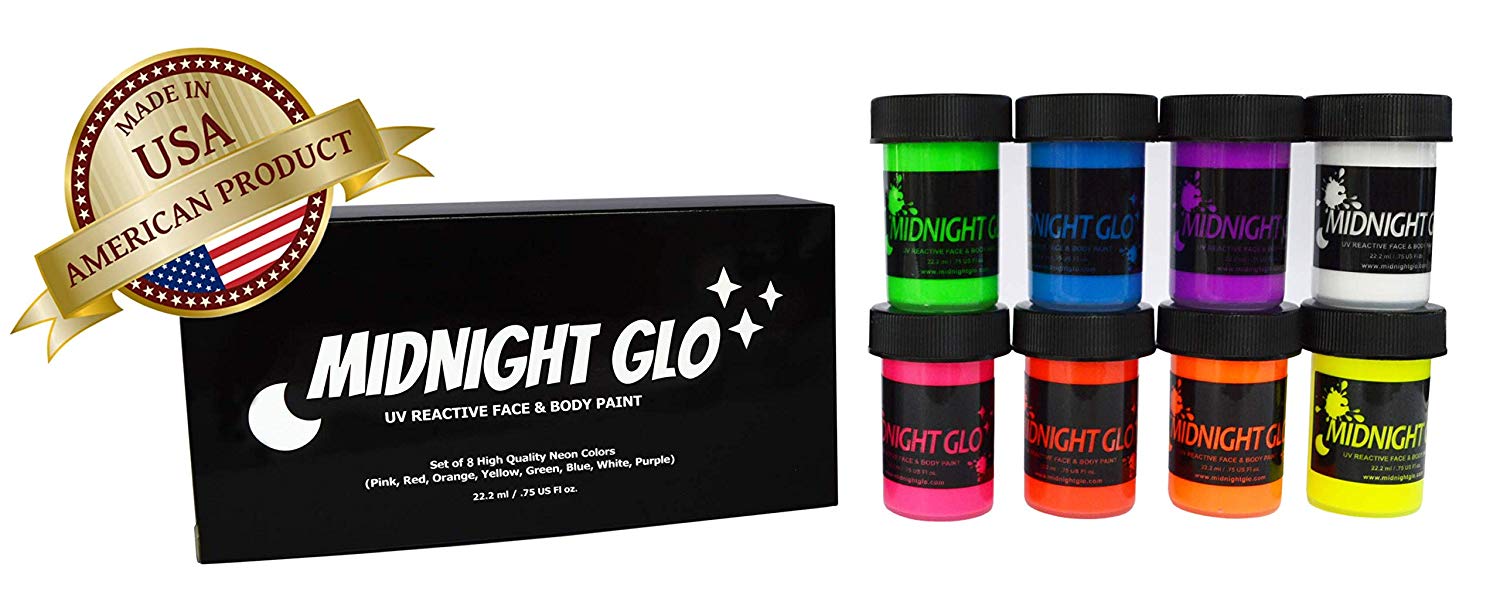 Midnight Glo + UV Body Paint