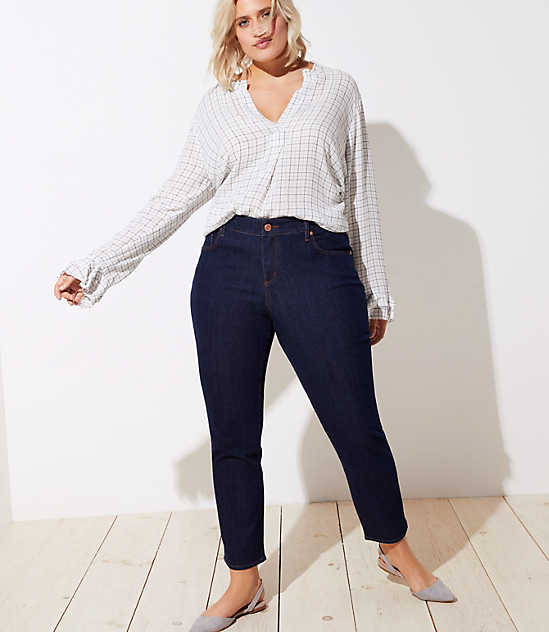 LOFT + LOFT Plus Straight Leg Jeans in ...