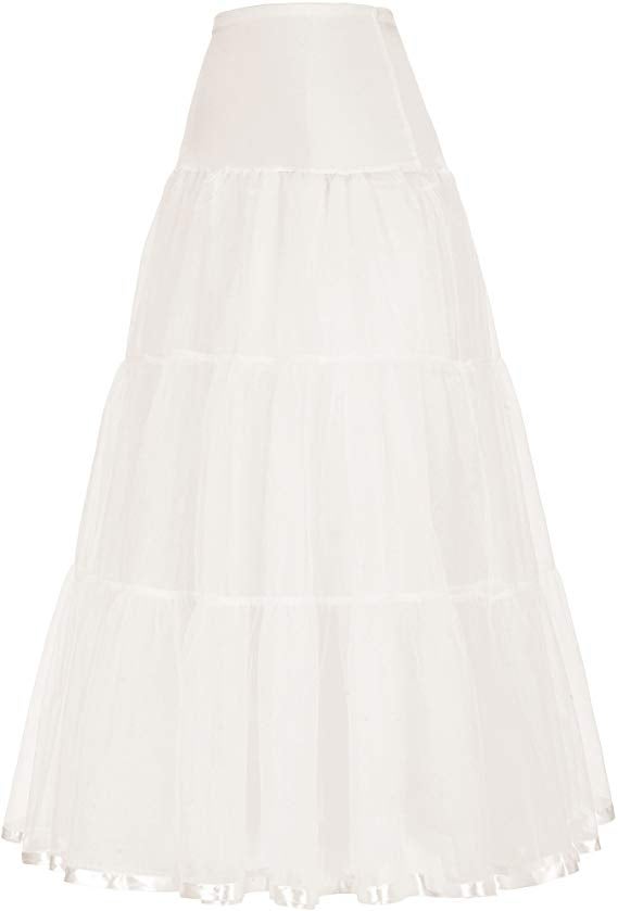 Grace Karin + Long Petticoat Skirt