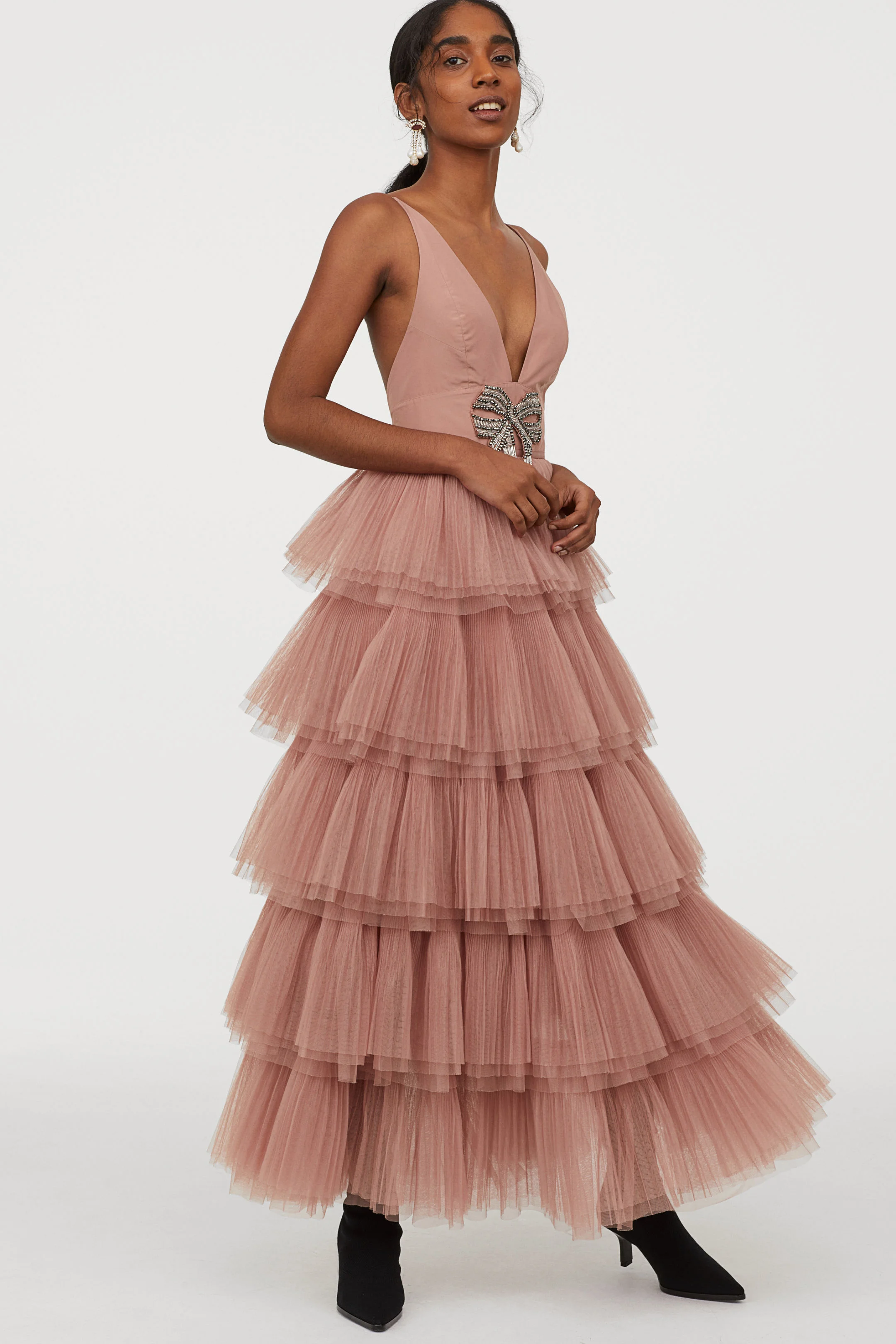 Tulle midi top skirt h&m