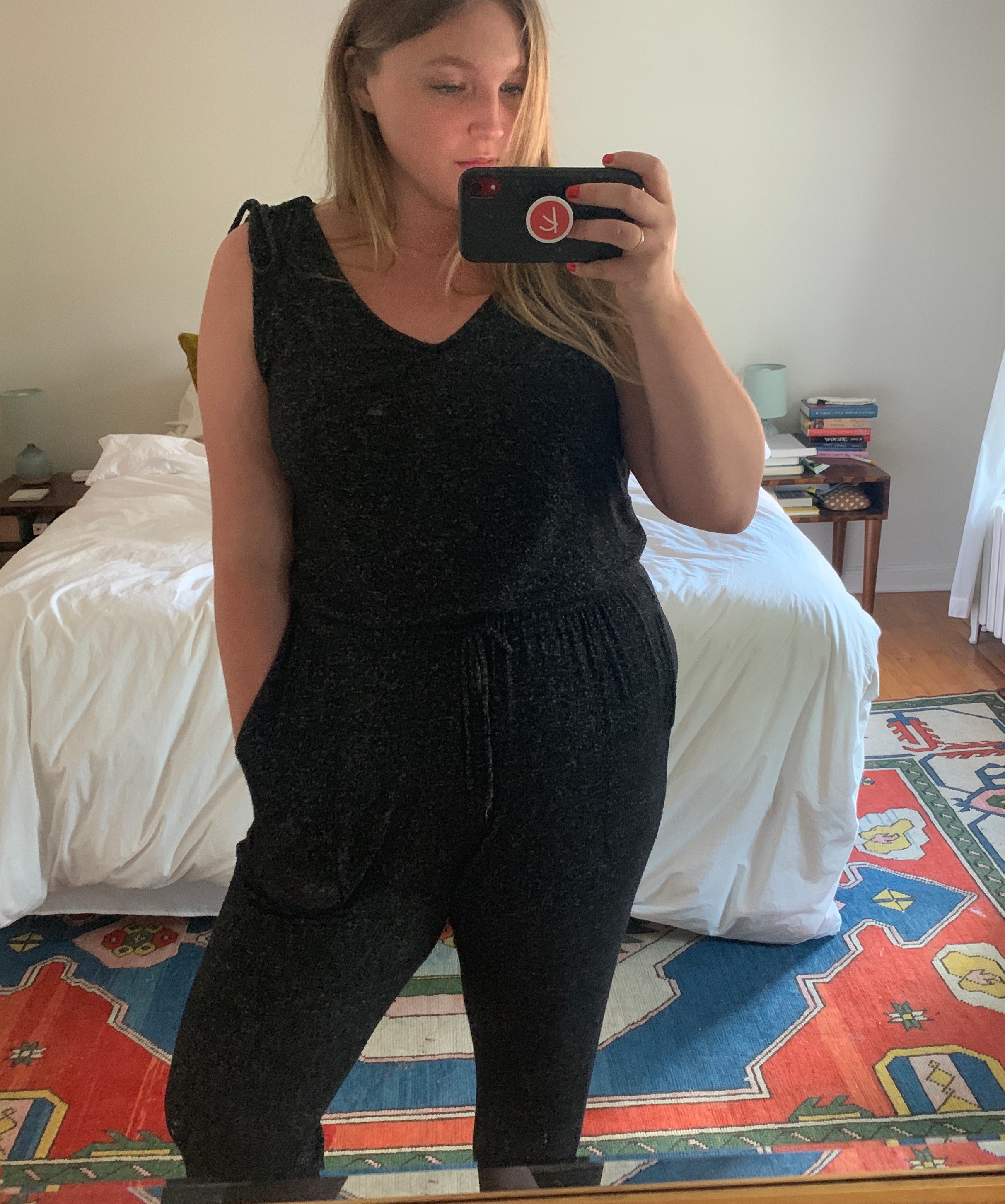 target grey jumpsuit