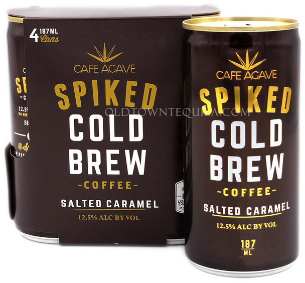 Cafe Agave + Spiked Cold Brew Salted Caramel Coffee (4 Pack)