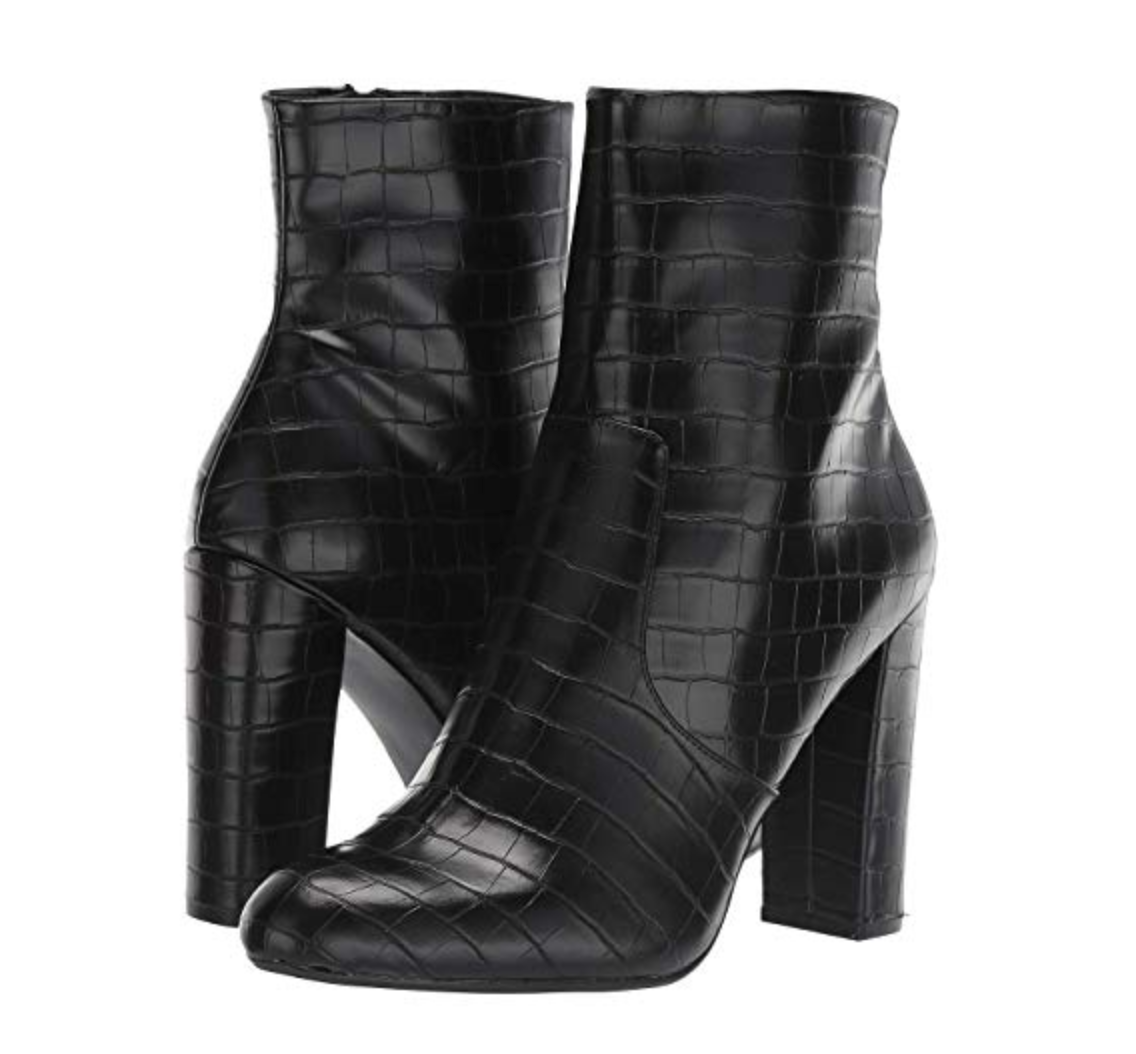 steve madden edit bootie black