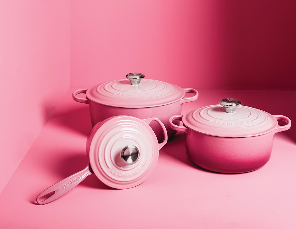 LE CREUSET 鍋 花型 OMBRE PINK