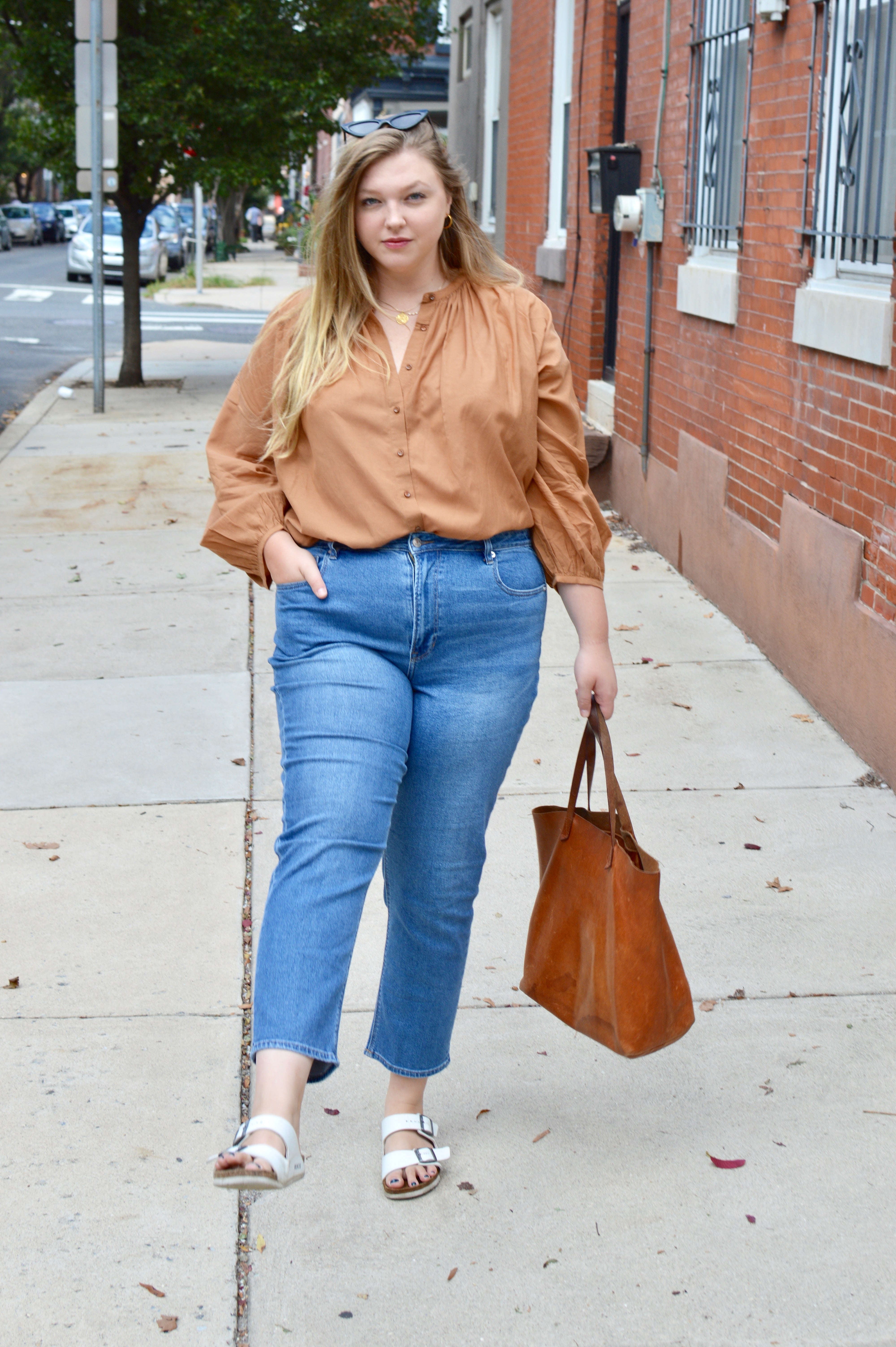 plus size mom jeans