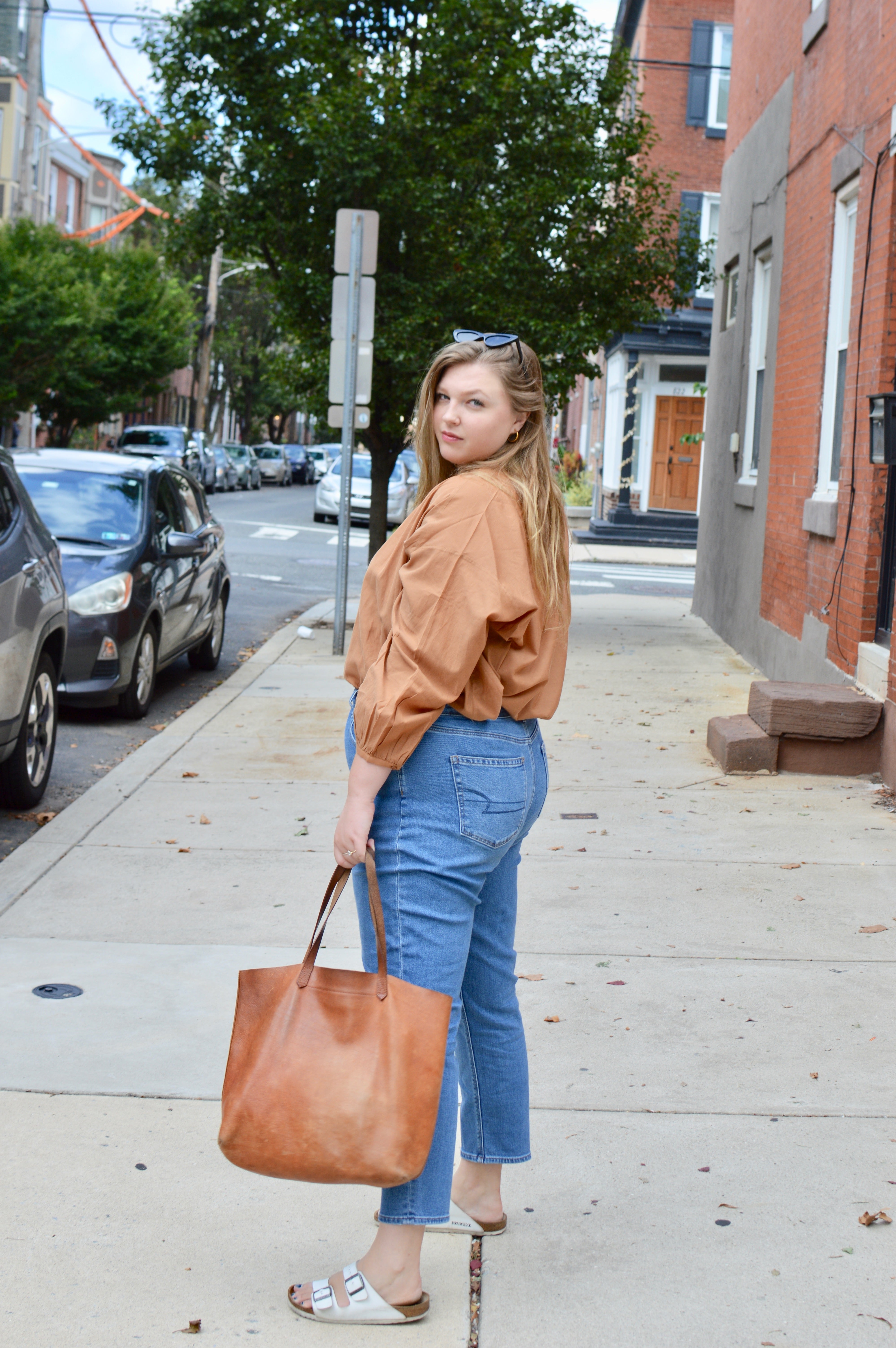 American Eagle Curvy Mom Jeans Plus 