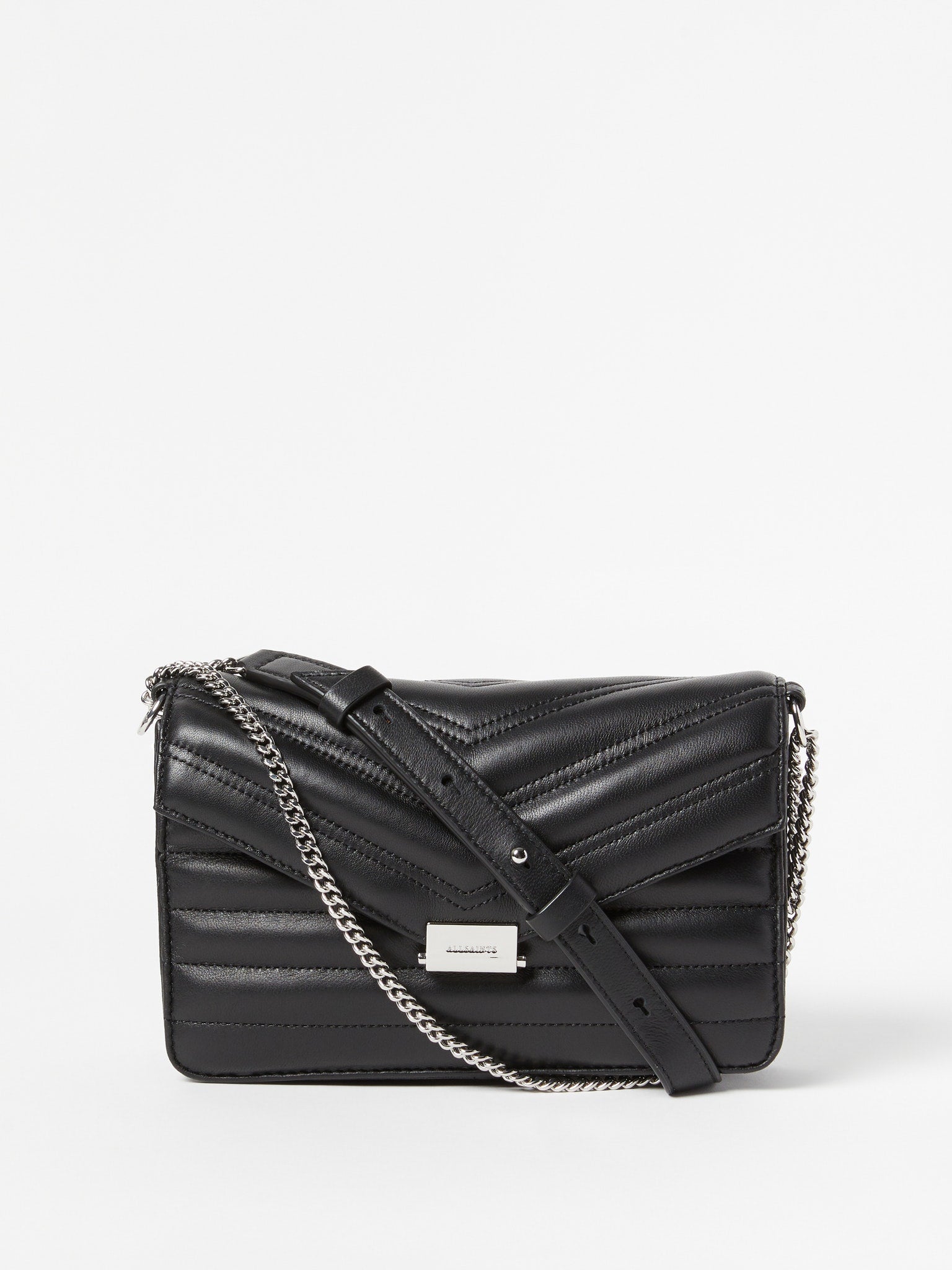 AllSaints + Justine Leather Crossbody Bag