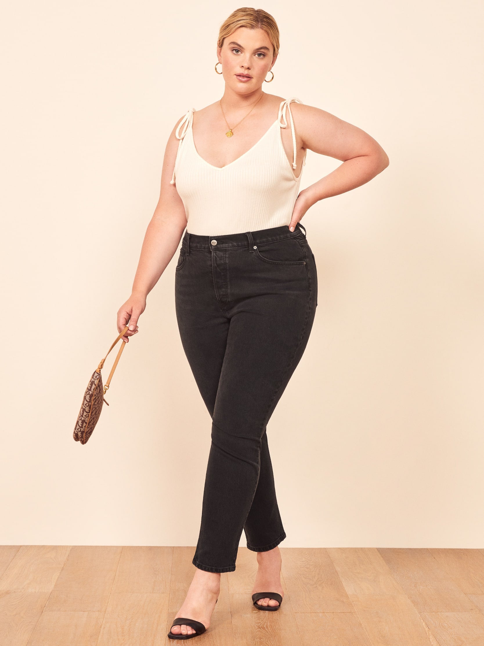 Reformation + Extended Sizes Serene High Skinny Jeans