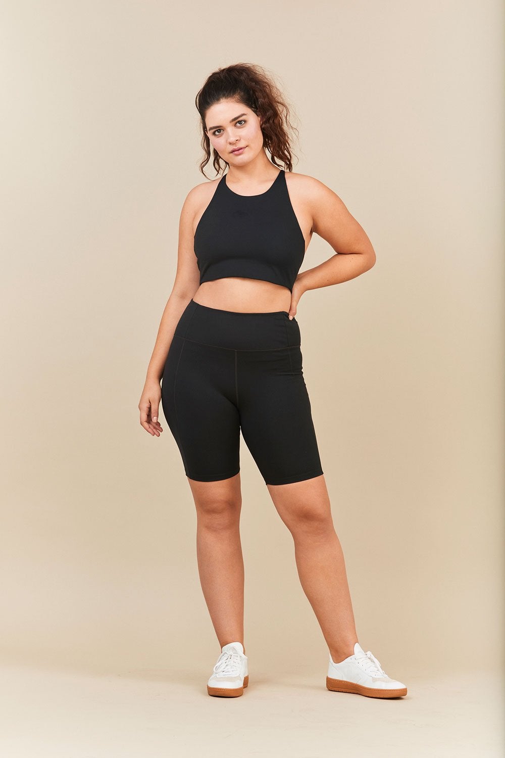 high rise cycling shorts