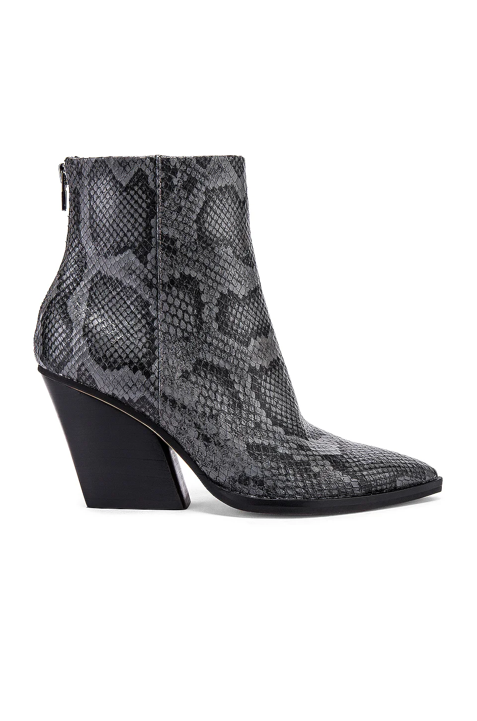 Snakeskin Print Boots,