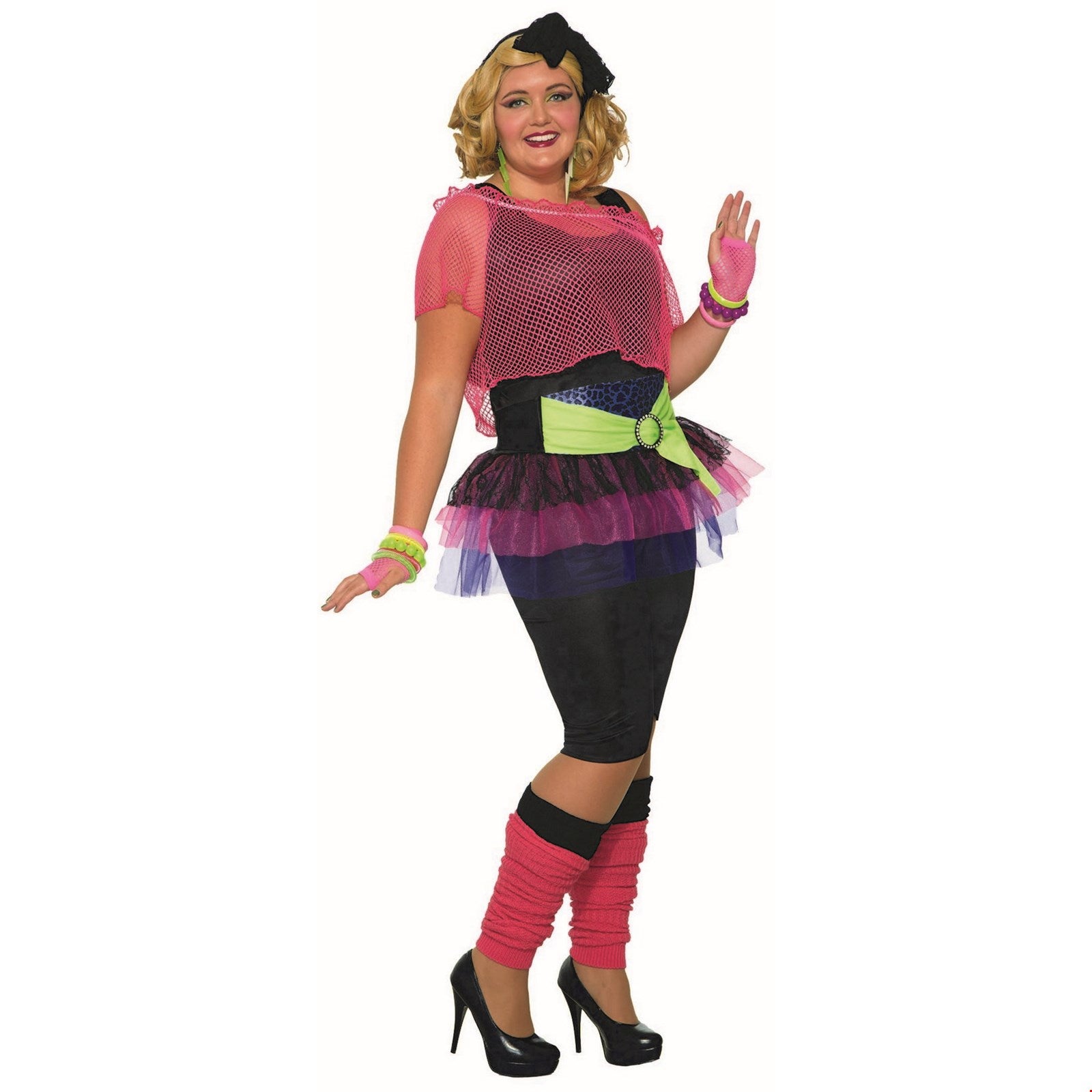 Forum + Curvy 80s Girl Costume