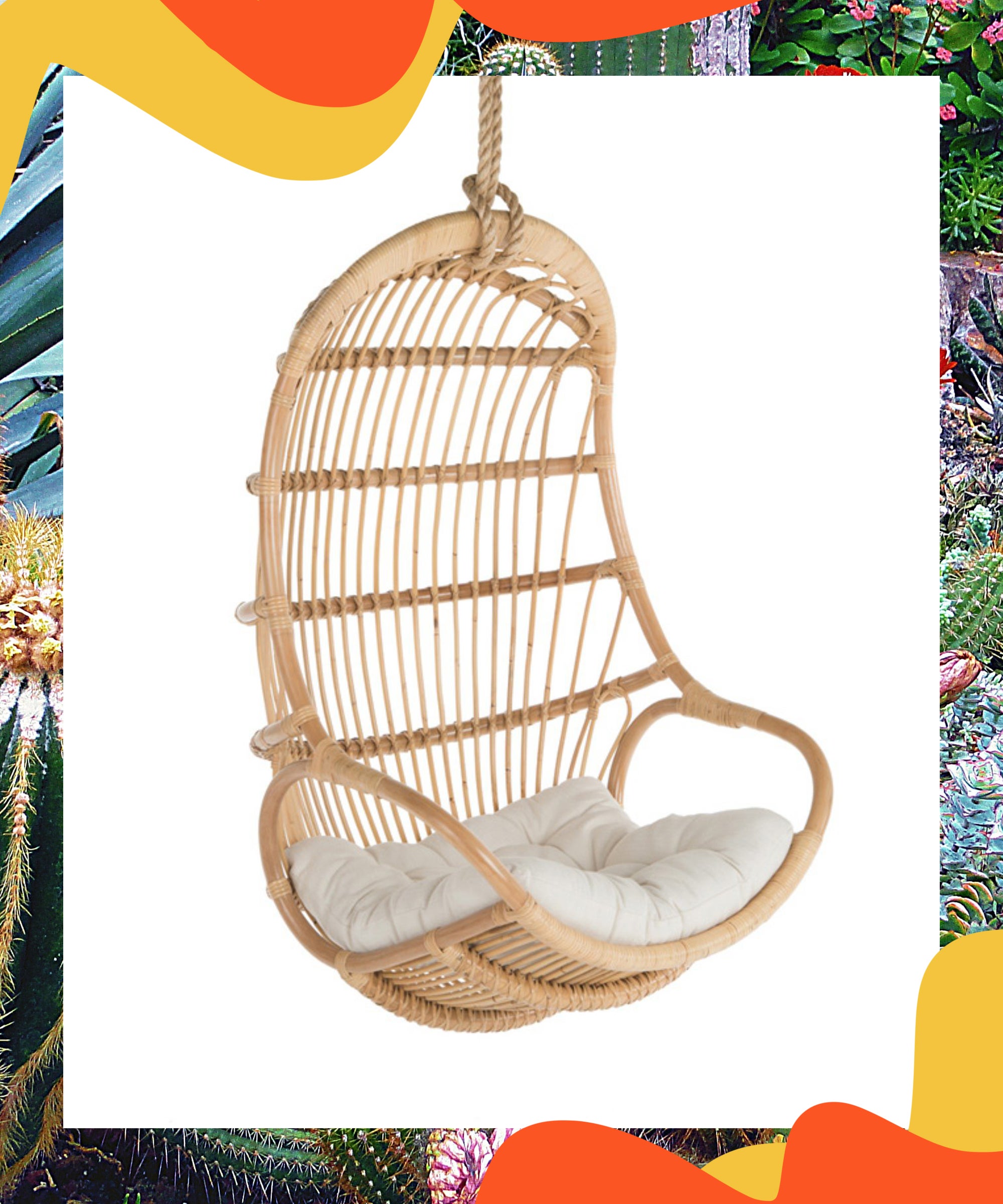 Mina acrylic ball clearance hanging chair