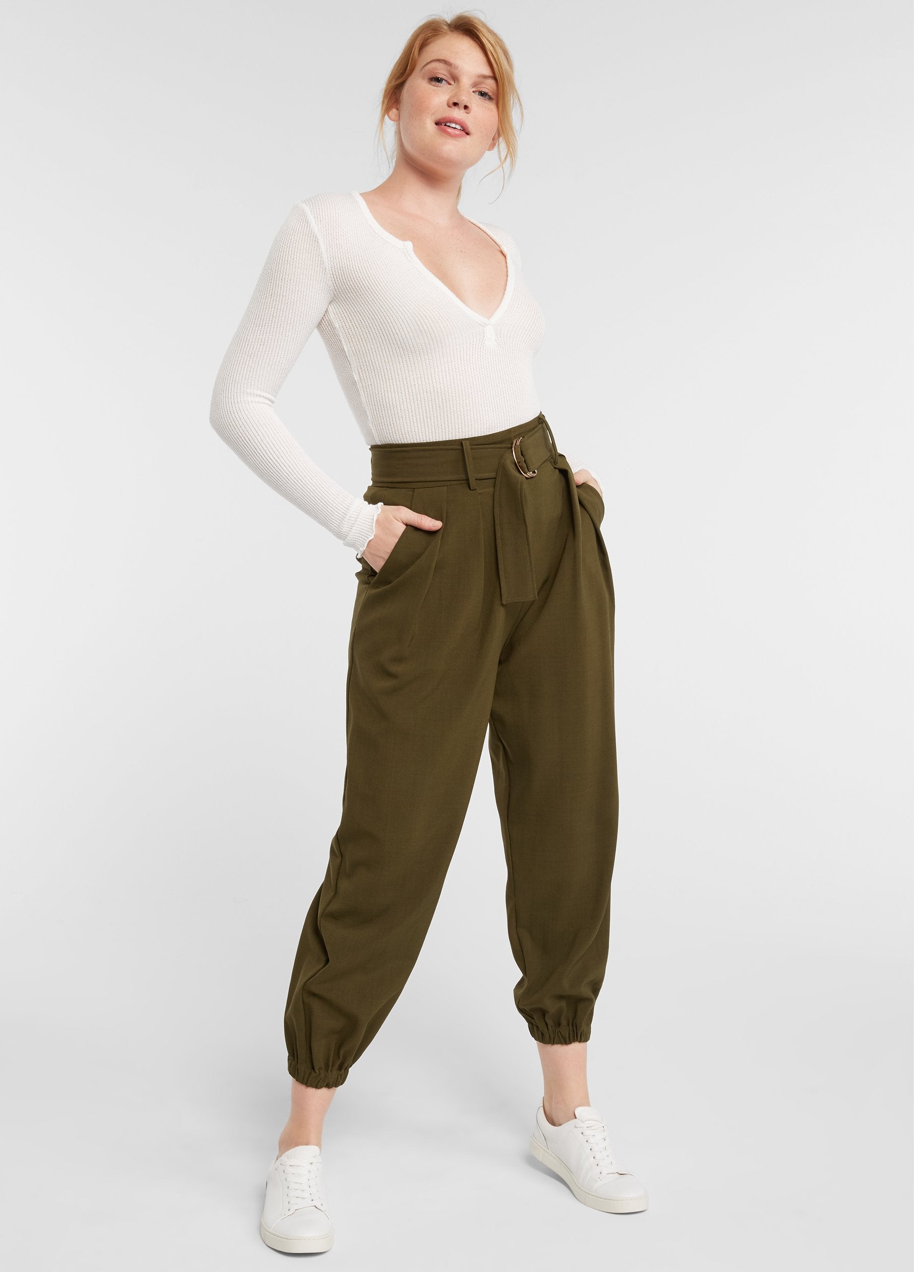 olive jogger set