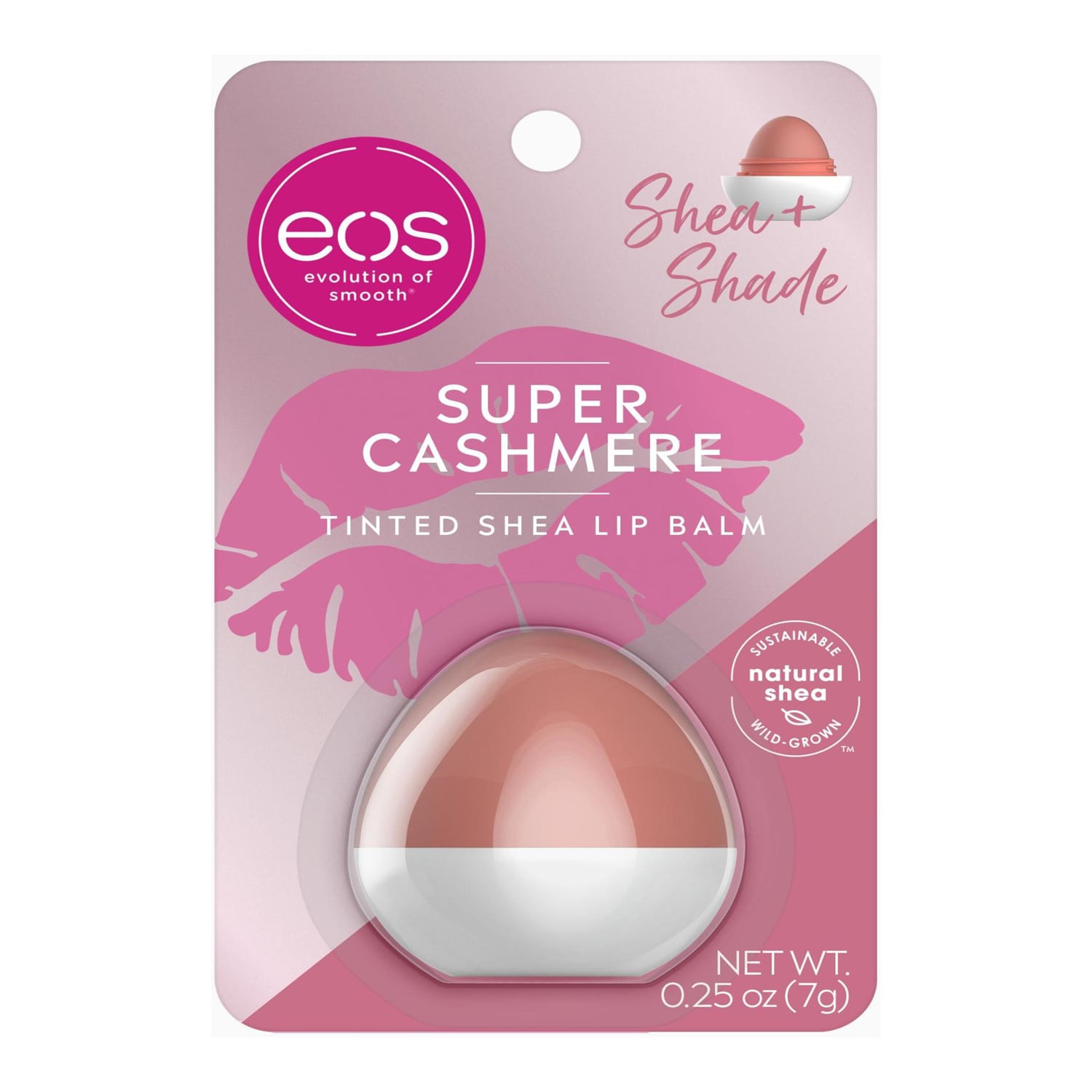 eos + eos Super Cashmere Color Tinted Lip Balm