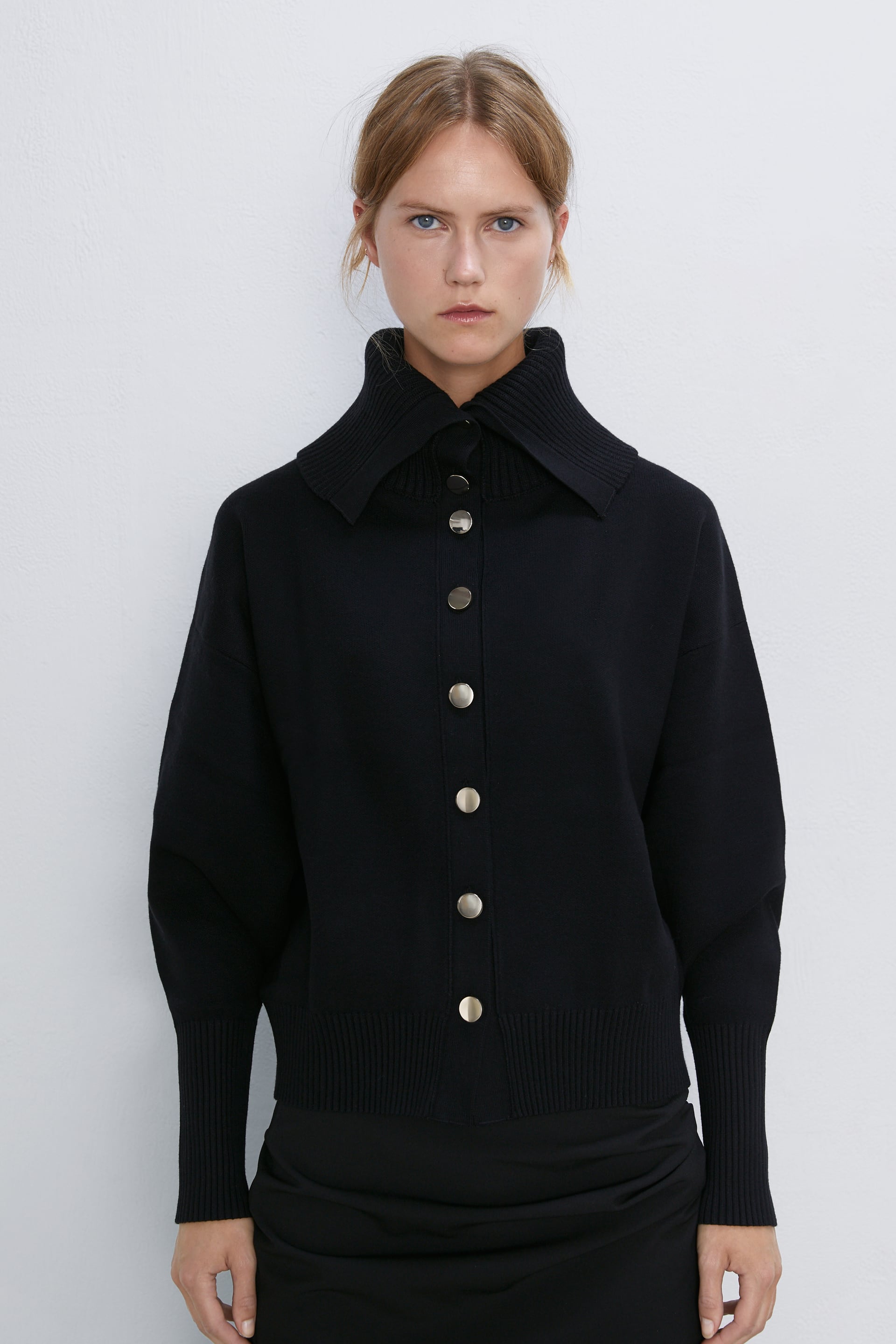 Zara knit jacket sale