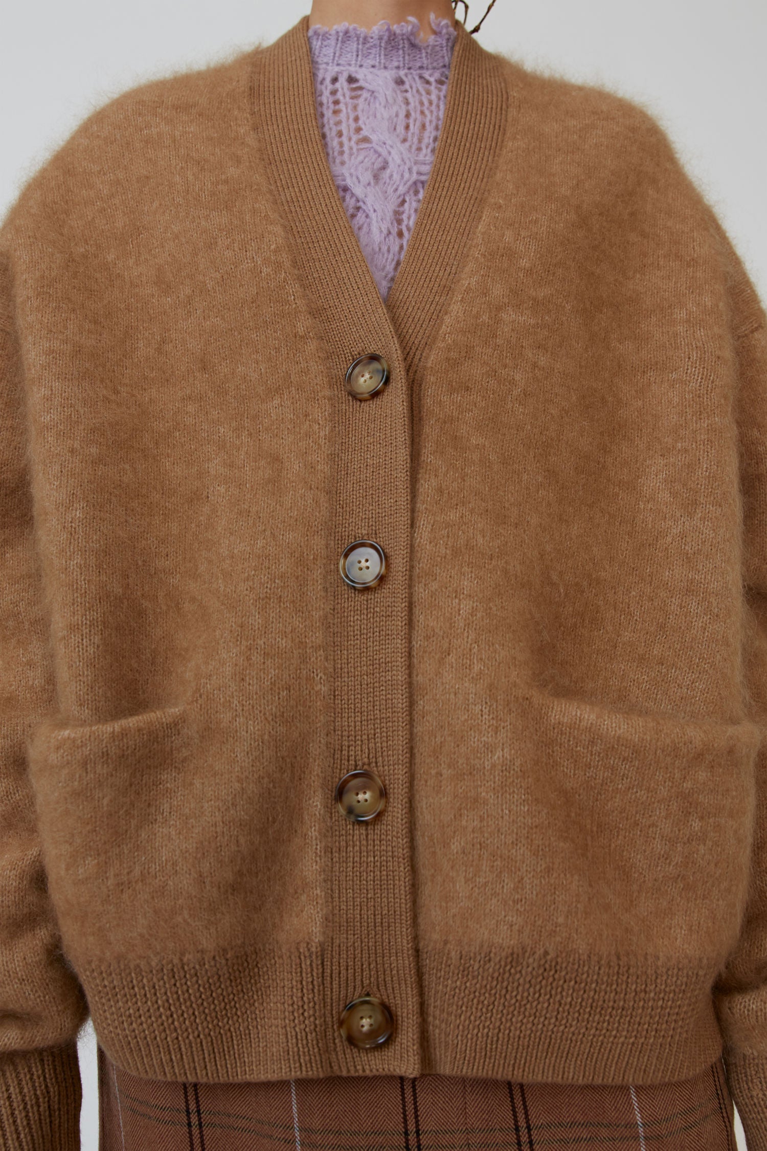 Acne Studios + Mohair-Blend Cardigan