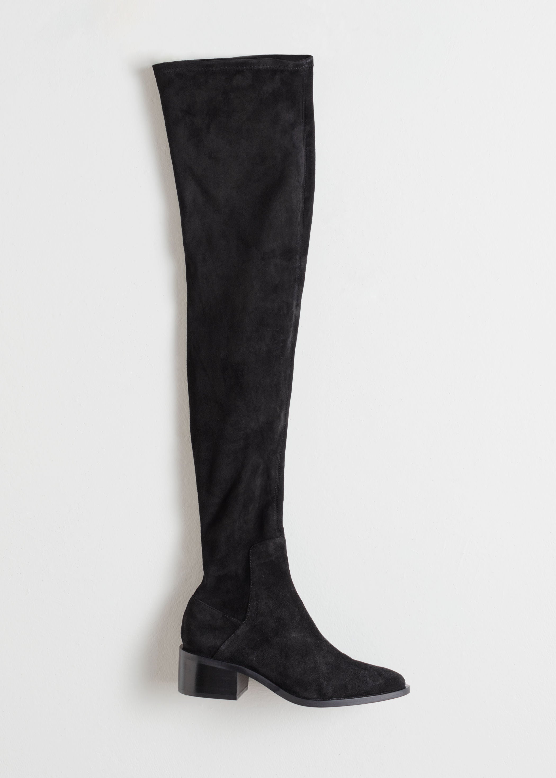 & Other Stories + Suede Thigh High Boots