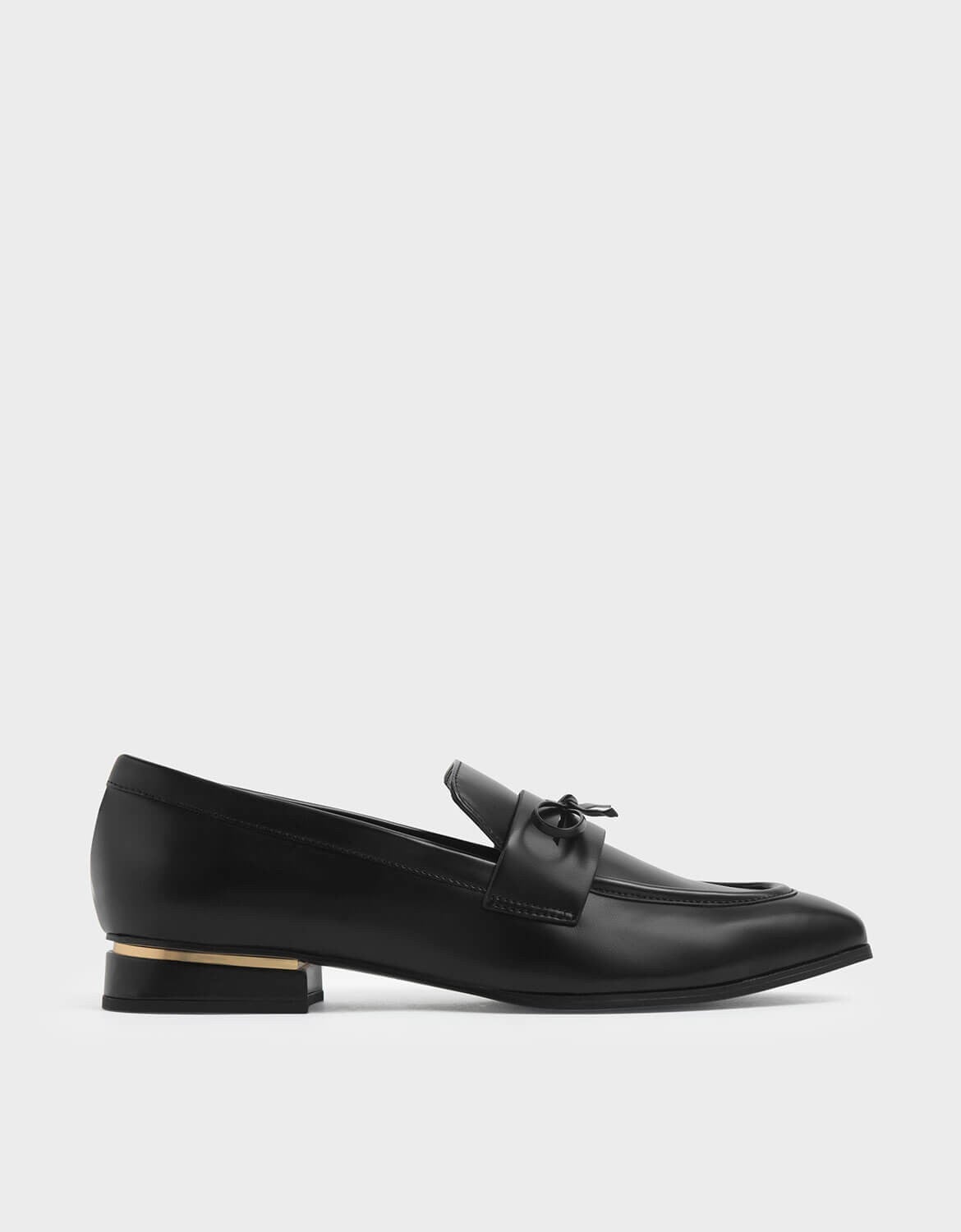 Charles & Keith + Bow Detail Loafers