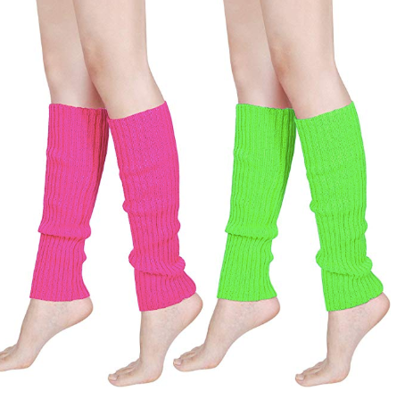 Syhood + 80s Women Knit Leg Warmers Ribbed Leg Warmers for Party