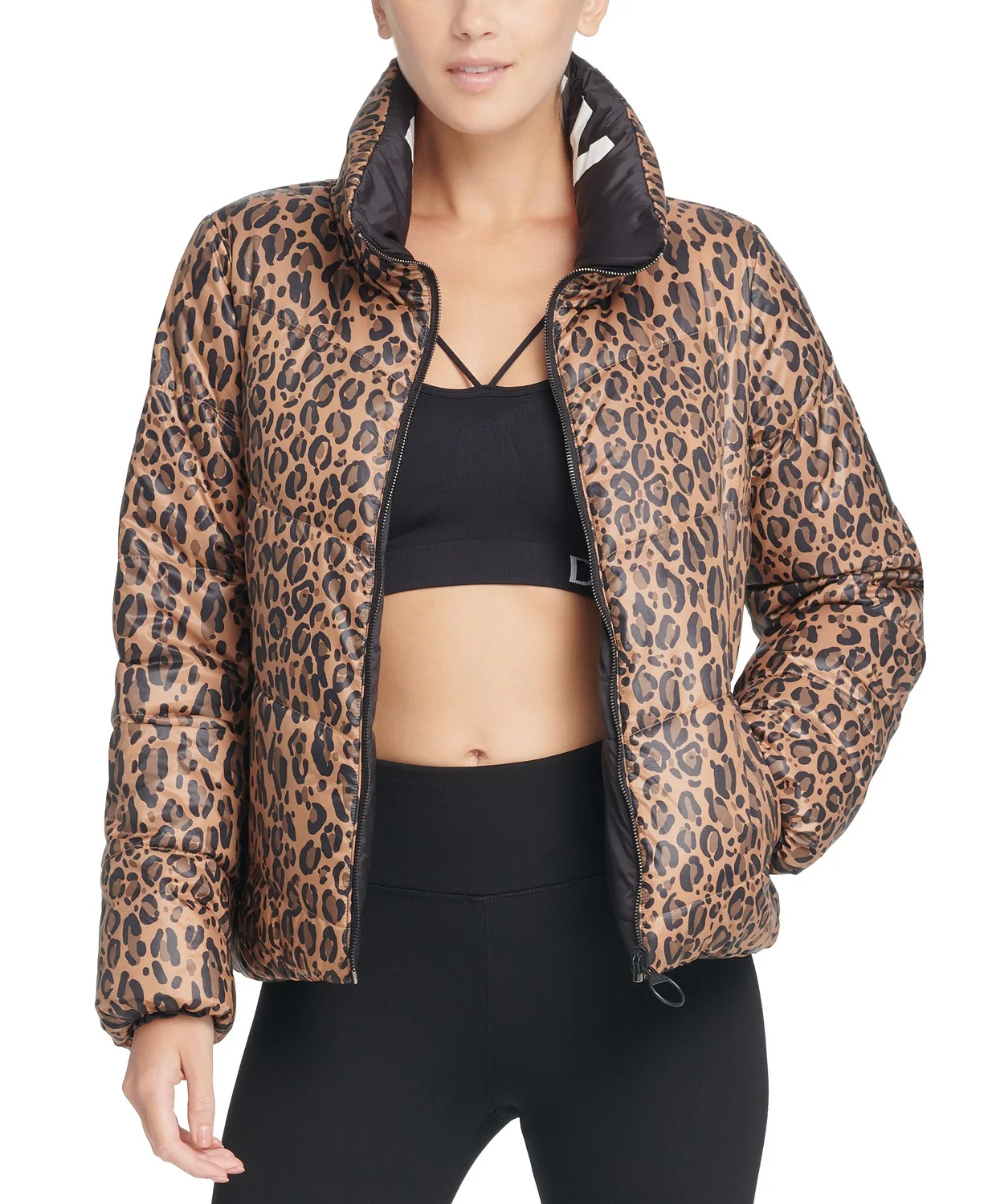 Donna karan 2024 reversible down coat