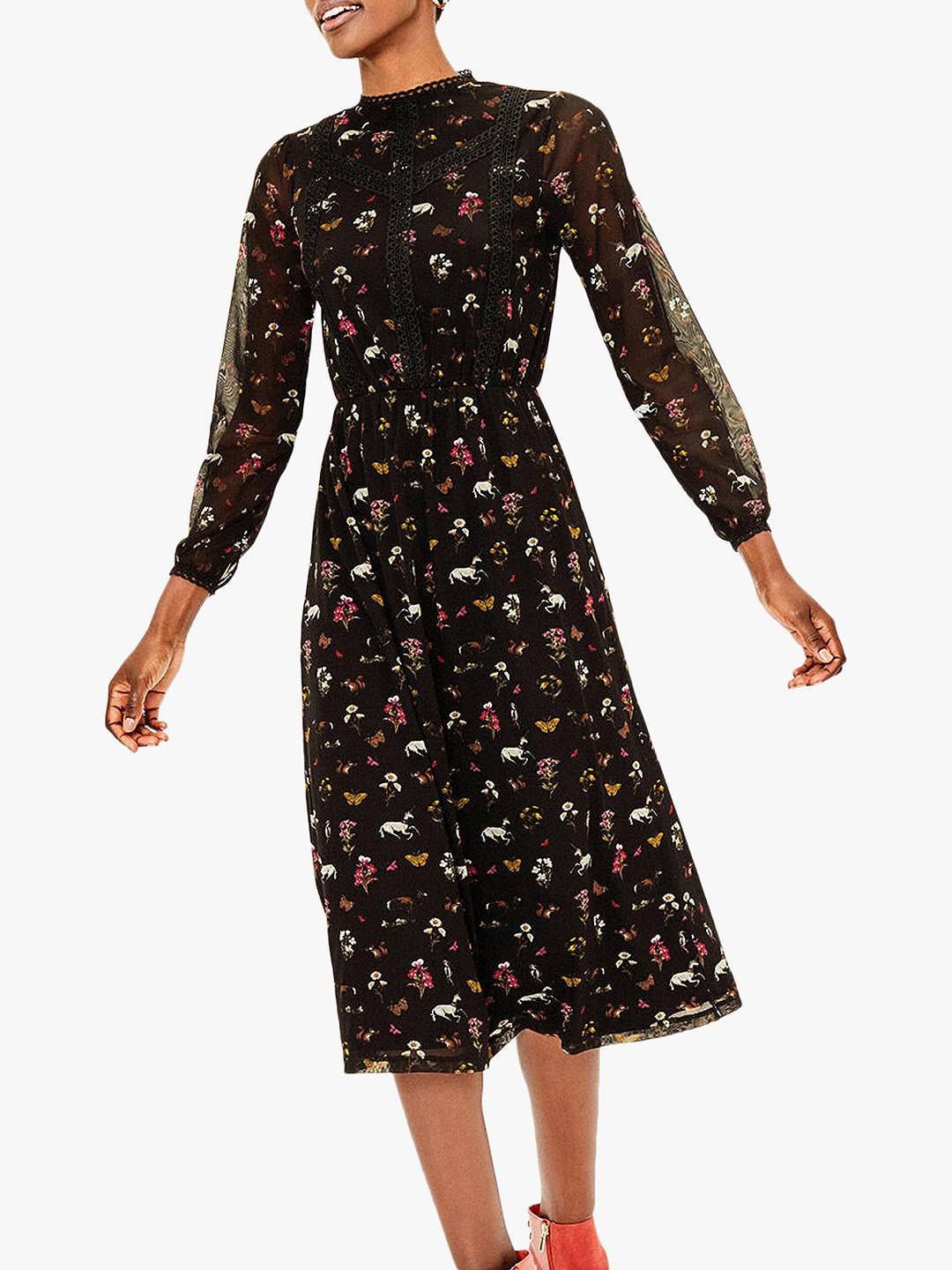 Best Dark Floral Dresses: Black Flower ...