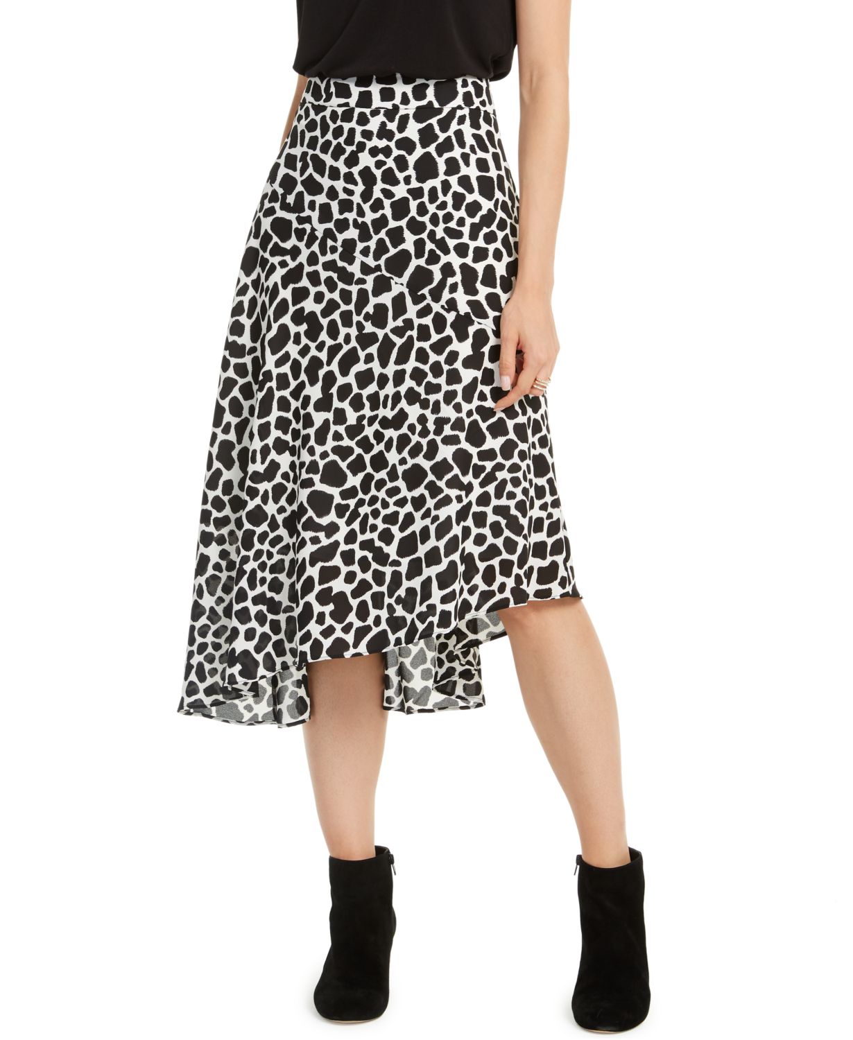 mid length leopard skirts macys