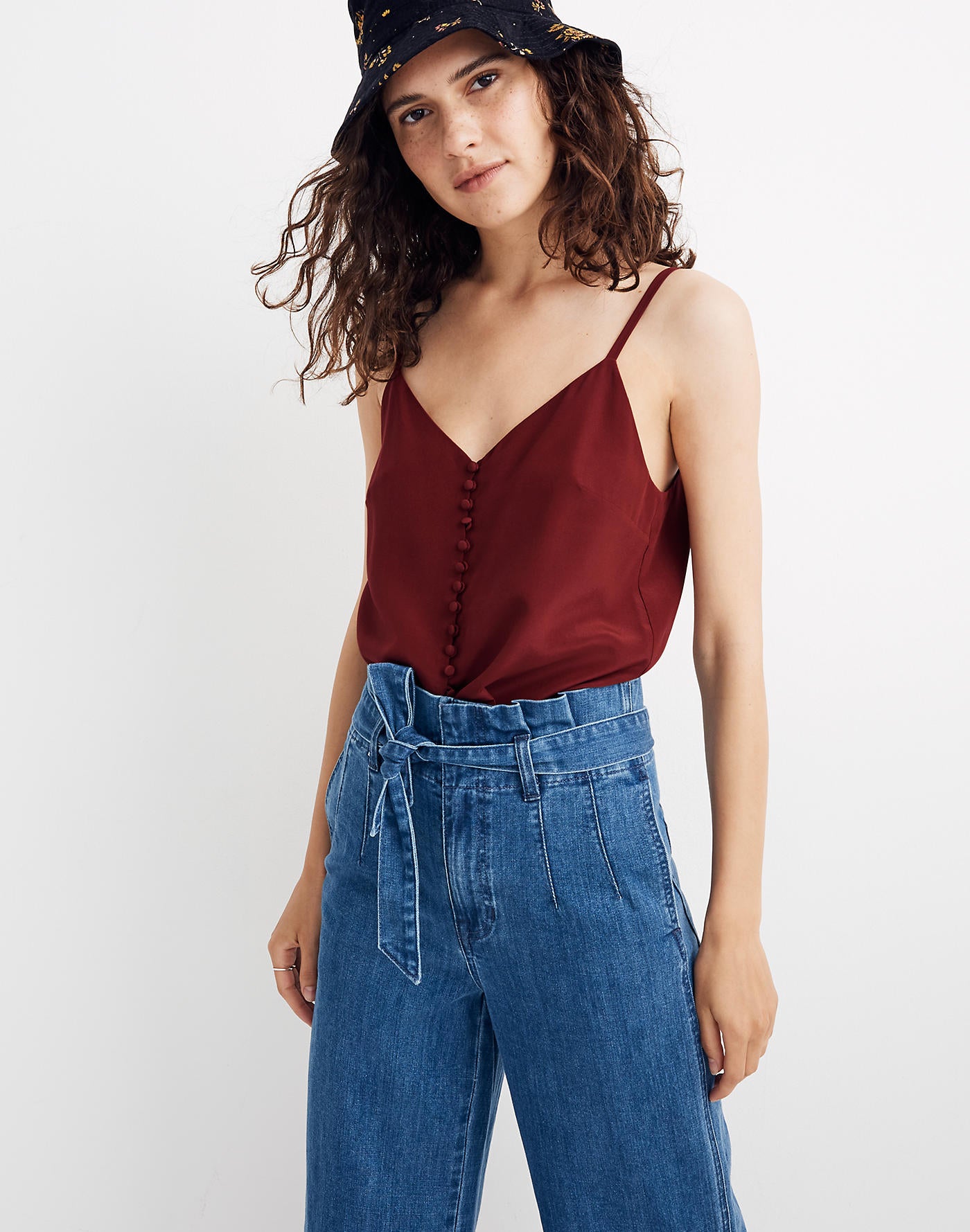 Madewell + Silk ButtonDown Cami