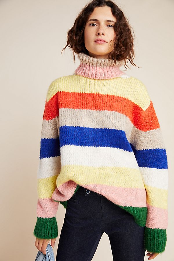 big turtleneck sweater