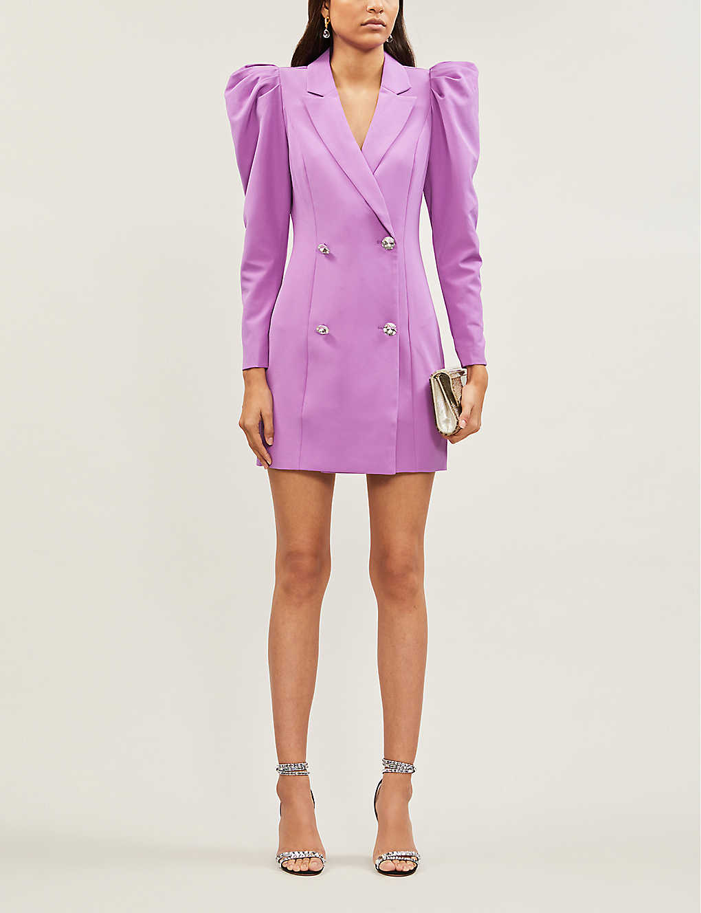 blazer dress purple