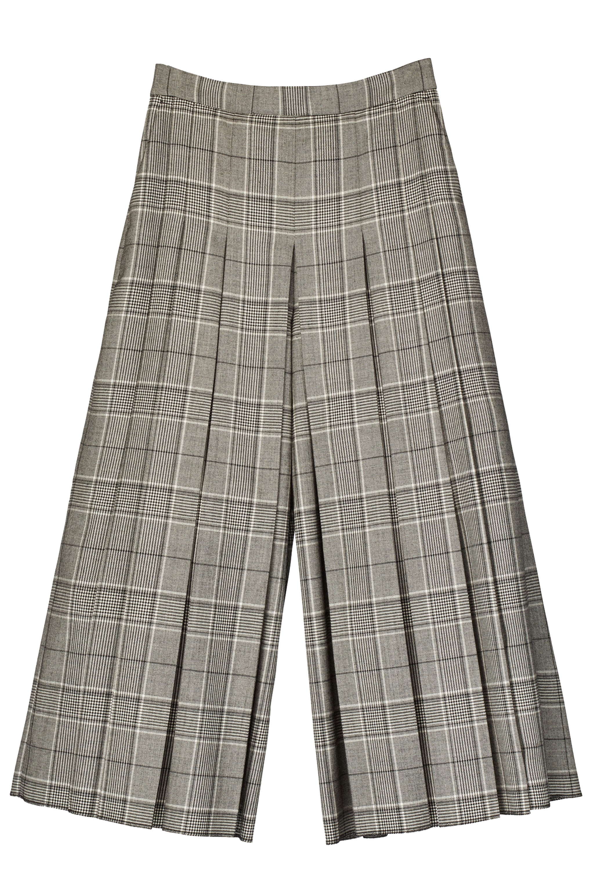 Zara Campaign + Plaid Pleated Pants