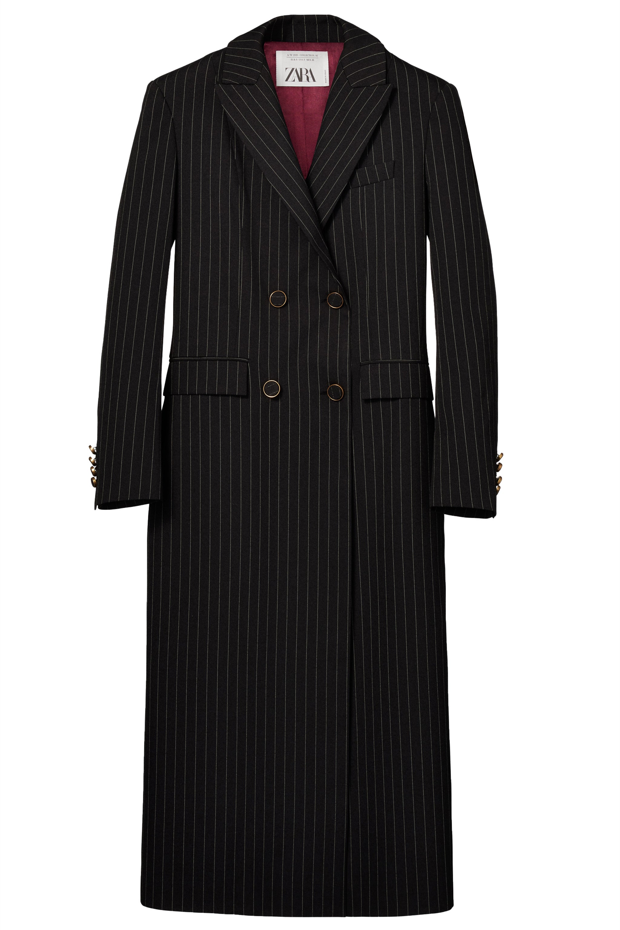 zara pinstripe dress