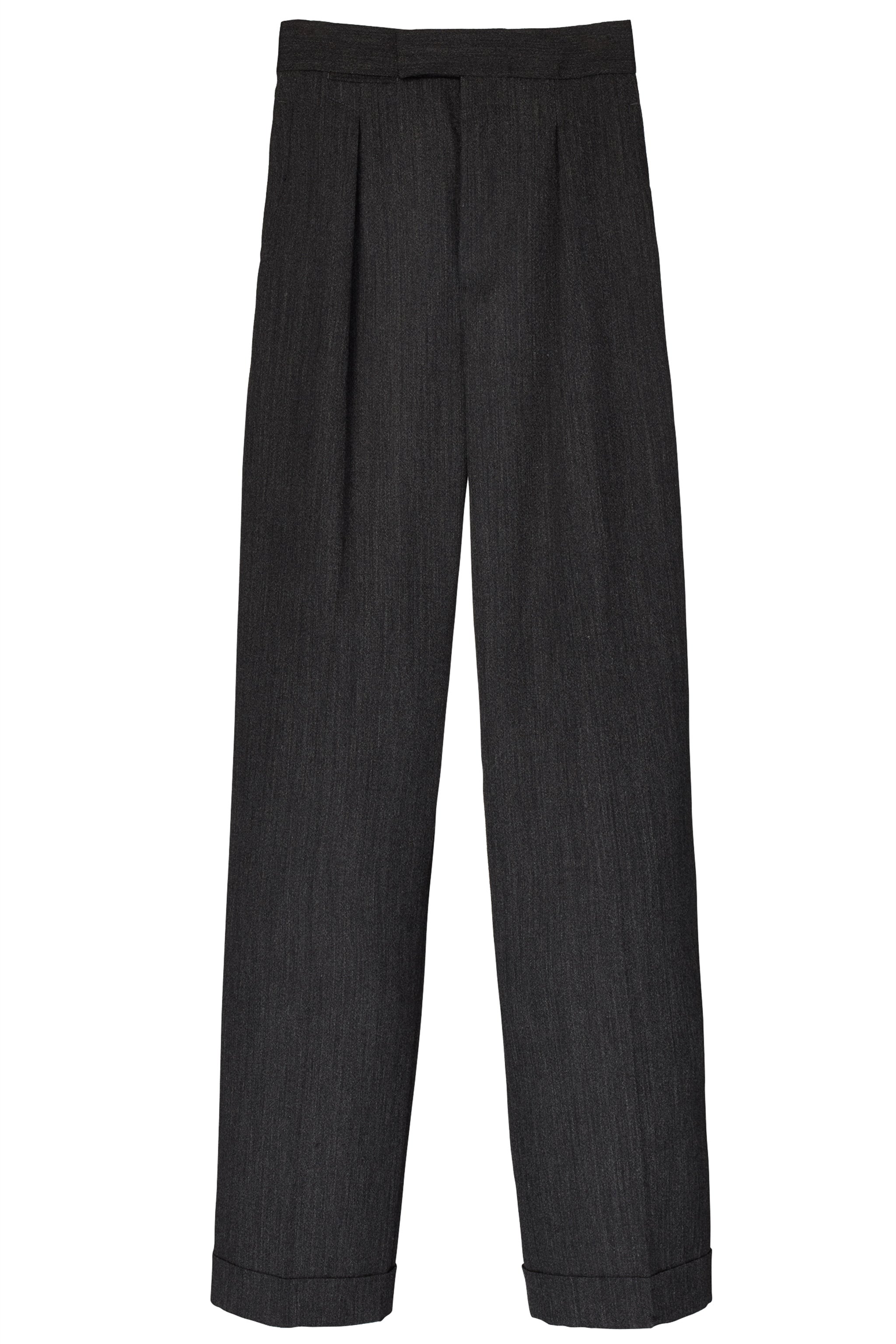Zara Campaign + Straight Cut Wool Pants