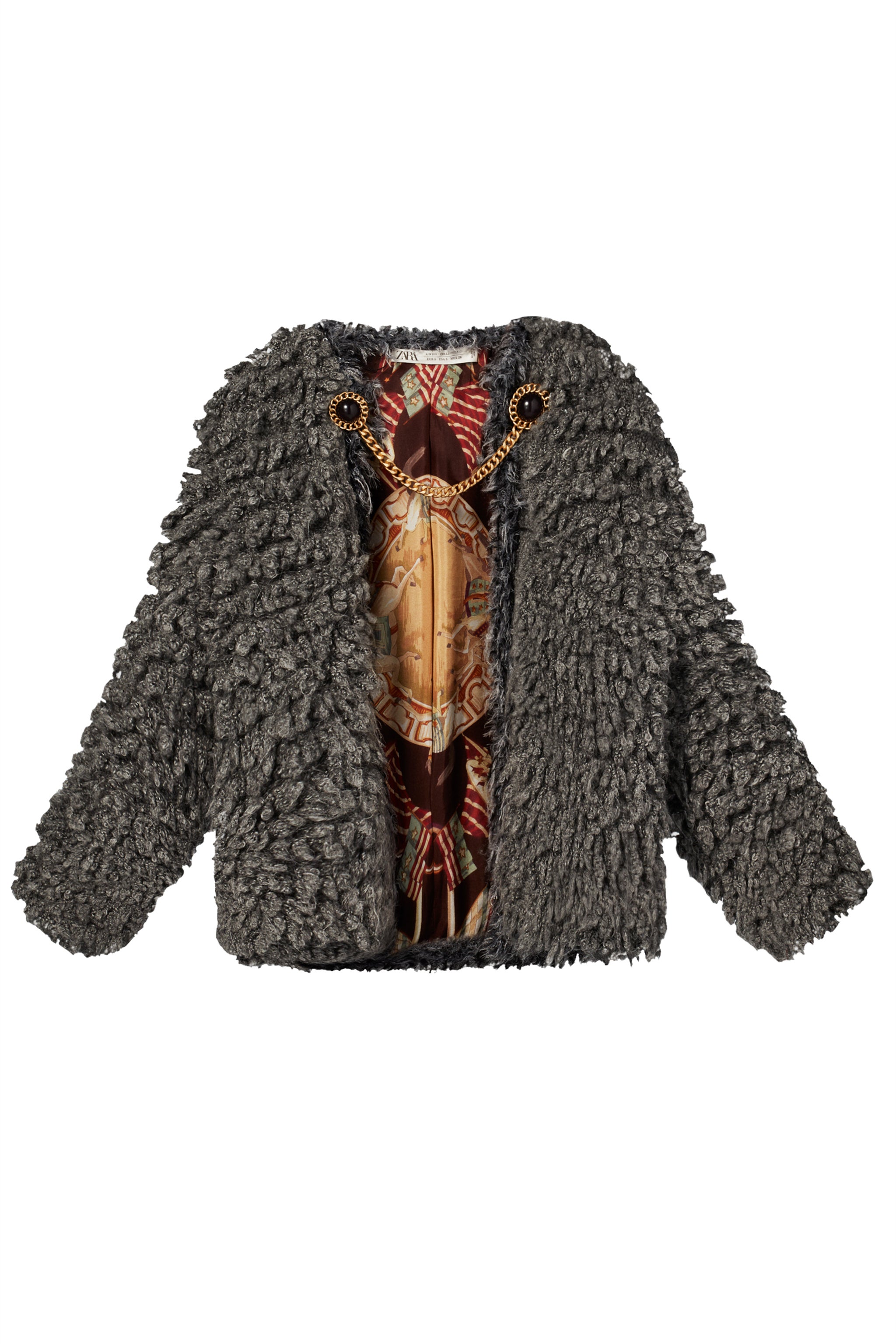 Zara Campaign + Faux Shearling Coat