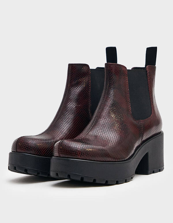 Vagabond + Dioon Boot Red Snake